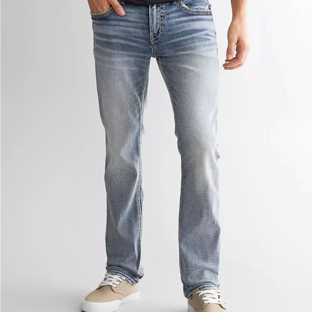 BKE Faded Blue Denim Jeans - Picture 10 of 11